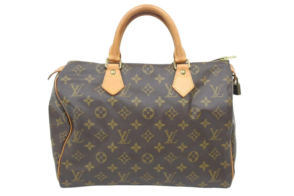 Louis Vuitton Speedy Boston Bag Handbag Monogram Brown